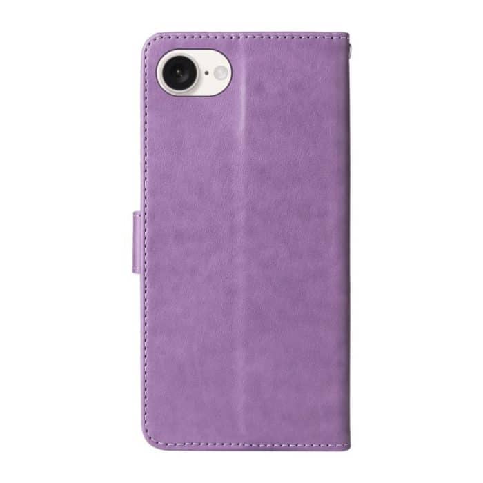 Handyhülle aus Leder mit Schmetterlings- und Blumenprägung, For iPhone 16e, For iPhone 16 Pro Max, For iPhone 16 Pro, For iPhone 16 Plus – Bild 3