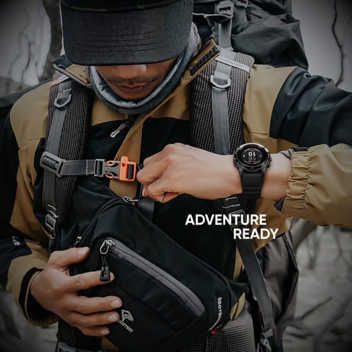 Rough Style Silikon-Uhrenarmband mit Schnellverschluss, For Garmin Fenix 7X / 7X Pro – Bild 7