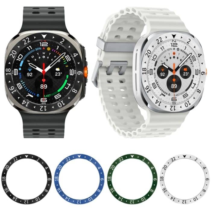 Stil C Smart Watch Zifferblatt Edelstahl Lünette Ringabdeckung, For Samsung Galaxy Watch Ultra 47mm, For Samsung Galaxy Watch 7 44mm, For Samsung Galaxy Watch 7 40mm – Bild 2