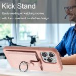 Litchi Texture Zeichenkarte Tasche Ringhalter Handyhülle, For iPhone 16 Pro Max, For iPhone 16 Pro, For iPhone 16, For iPhone 15 Pro Max – Bild 7