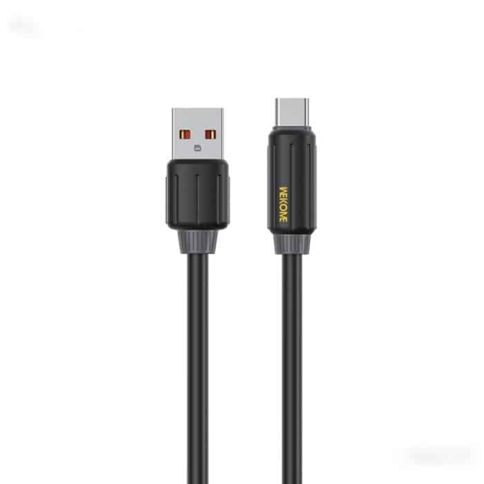 WK WDC-27a Elastisches Echtsilikon 1m 66W USB auf Typ-C Schnellladedatenkabel – Bild 1