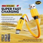 WK WDC-27a Elastisches Echtsilikon 1m 66W USB auf Typ-C Schnellladedatenkabel – Bild 4