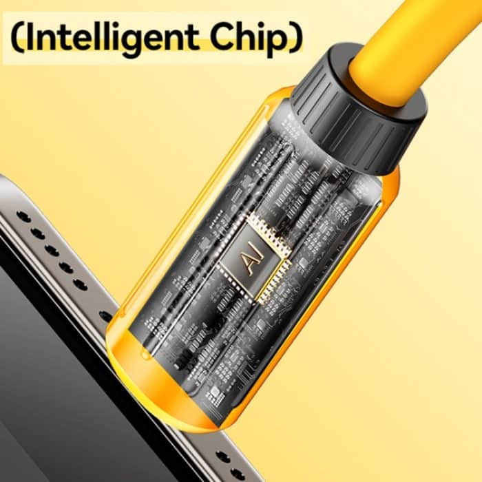 WK WDC-27a Elastisches Echtsilikon 1m 66W USB auf Typ-C Schnellladedatenkabel – Bild 5