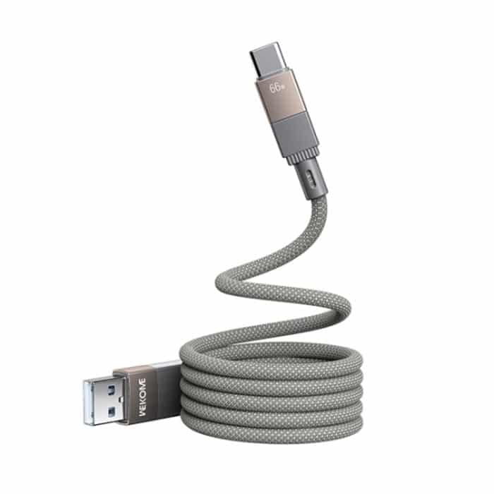 WK WDC-45 Magneto Serie 1m 66W USB auf Typ-C Schnellladekabel mit magnetischem Datenkabel – Bild 2