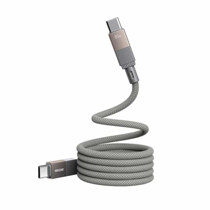 WK WDC-46 Magneto Serie 1m 65W Typ-C zu Typ-C Schnellladekabel mit magnetischem Datenkabel – Bild 2