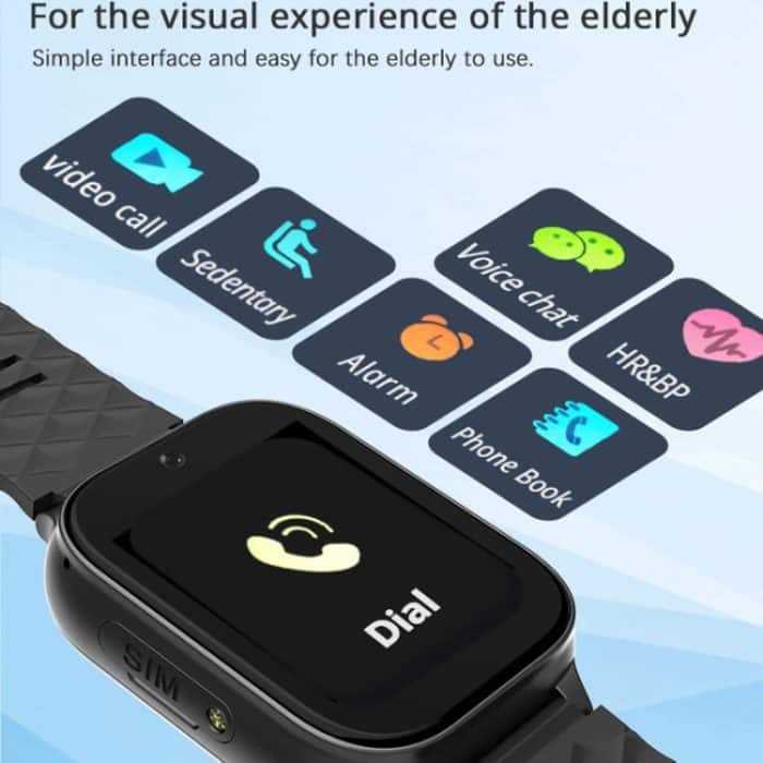 RF-V52-A GPS Smart Tracker Armband unterstützt SOS-Anrufe/Gesundheitsüberwachung für Asien/Europa/Afrika/Australien, RF-V52-A – Bild 3