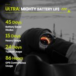 Zeblaze Stratos 3 Ultra 1,43-Zoll-Bildschirm Robuste Outdoor-Sport-GPS-Smartwatch, Stratos 3 Ultra – Bild 6