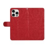Handyhülle aus Leder mit floralem Prägemuster, For iPhone 15, For iPhone 14 Plus, For iPhone 14, For iPhone 14 Pro – Bild 5