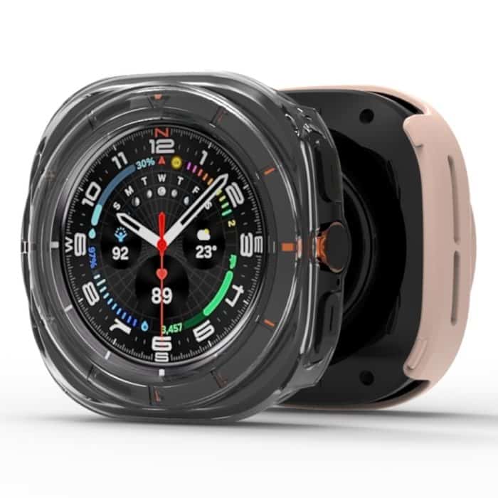 Schutzhülle aus PC-Uhrenschutz mit gehärteter Glasfolie, For Samsung Galaxy Watch Ultra 47mm / Ultra 2025 – Bild 3