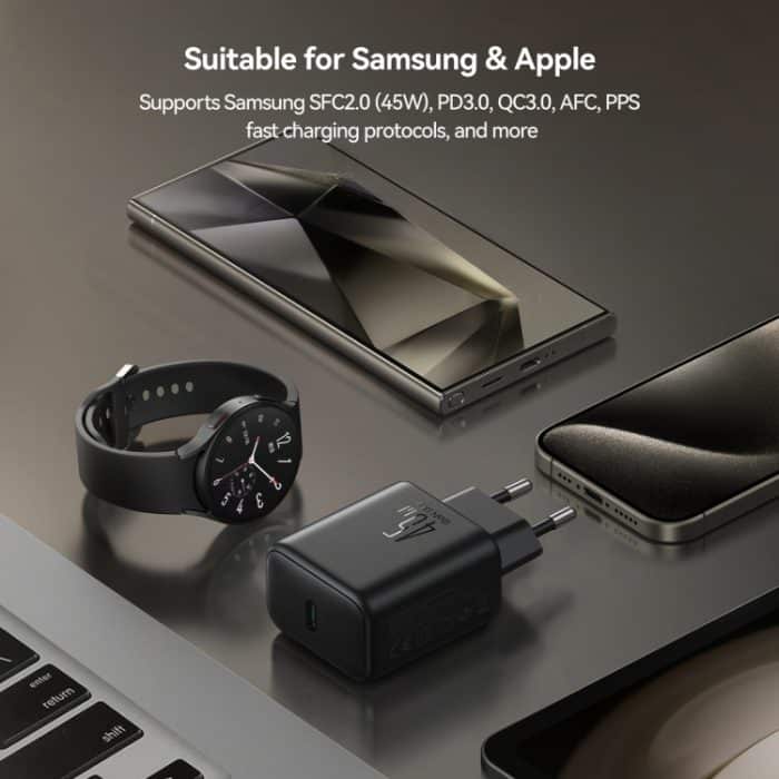 JOYROOM JR-TCG13 Superschnelles 45-W-GaN-USB-C-/Typ-C-Port-Ladegerät – Bild 3