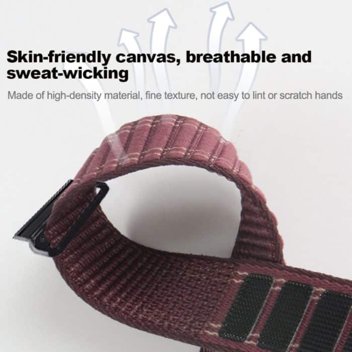 Uhrenarmband mit Schnellverschluss und Nylonschlaufe und Klettverschluss, For Garmin 26mm, For Garmin 22mm – Bild 3