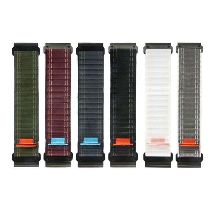 Uhrenarmband mit Schnellverschluss und Nylonschlaufe und Klettverschluss, For Garmin 26mm, For Garmin 22mm – Bild 5