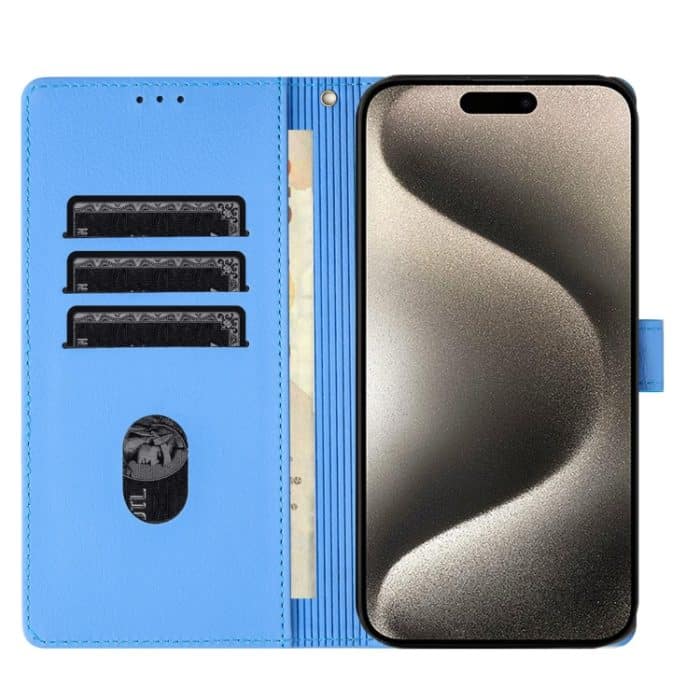 Handyhülle aus Leder mit geprägtem Cartoon-Elefantenmotiv, For iPhone 15 Pro Max, For iPhone 15 Pro, For iPhone 15 Plus, For iPhone 15 – Bild 5