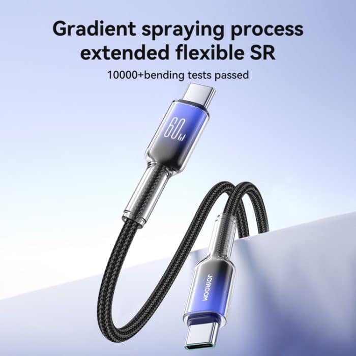 JOYROOM S-A42 Crystal Clear Series Schnellladedatenkabel, Länge: 1,2 m – Bild 3