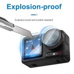 STARTRC 3 in 1 Objektivschutz Front- und Heckscheibe aus gehärtetem Glas, For DJI Osmo Action 5 Pro – Bild 4