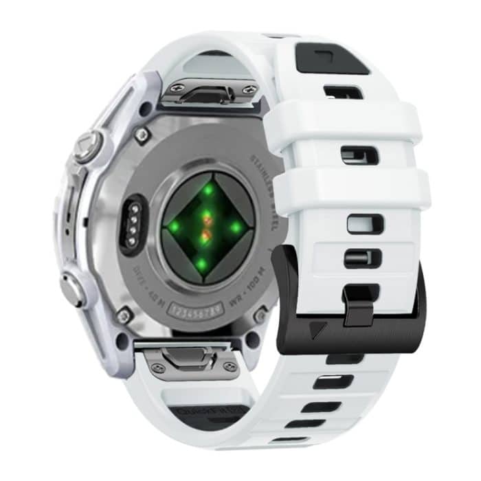 Offizielles zweifarbiges Uhrenarmband aus Silikon mit Schnellverschluss, For Garmin 26mm, For Garmin 22mm – Bild 5