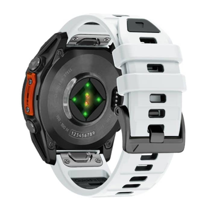 Offizielles zweifarbiges Uhrenarmband aus Silikon mit Schraubschnalle und Schnellverschluss, For Garmin 26mm, For Garmin 22mm – Bild 5