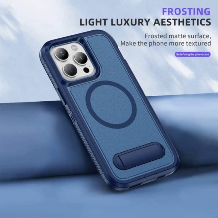 Guard MagSafe Holder Matte PC Hybrid TPU-Telefonhülle, For iPhone 16 Plus – Bild 7