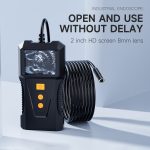 P230 8mm 2 Zoll Einzelkamera-Endoskop mit Bildschirm, 2m, 5m, 10m, 15m, 20m – Bild 2