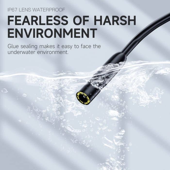 P230 8mm 2 Zoll Einzelkamera-Endoskop mit Bildschirm, 2m, 5m, 10m, 15m, 20m – Bild 4