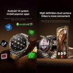 Zeblaze Ares 1,508 Zoll 4G LTE Android 10 Smart Watch, 6 GB + 128 GB, MTK6762 Octa Core, unterstützt Herzfrequenz/Blutsauerstoff – Bild 4