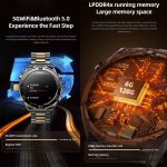 Zeblaze Ares 1,508 Zoll 4G LTE Android 10 Smart Watch, 6 GB + 128 GB, MTK6762 Octa Core, unterstützt Herzfrequenz/Blutsauerstoff – Bild 5