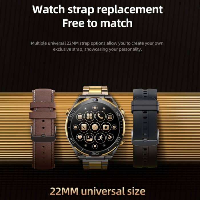 Zeblaze Ares 1,508 Zoll 4G LTE Android 10 Smart Watch, 6 GB + 128 GB, MTK6762 Octa Core, unterstützt Herzfrequenz/Blutsauerstoff – Bild 7