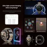 Zeblaze Ares 1,508 Zoll 4G LTE Android 10 Smart Watch, 6 GB + 128 GB, MTK6762 Octa Core, unterstützt Herzfrequenz/Blutsauerstoff – Bild 9