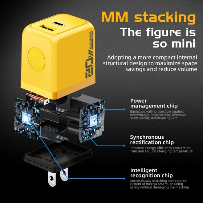 M167 PD 20W Typ-C und USB QC 3.0 Schnellladegerät – Bild 4