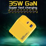 M167 PD 35W Typ-C und USB QC 3.0 Schnellladegerät – Bild 2