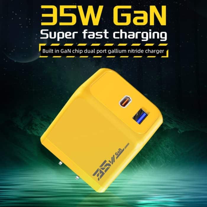 M167 PD 35W Typ-C und USB QC 3.0 Schnellladegerät – Bild 2