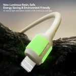 JOYROOM S-A53 Fluorescent Series 30W Typ-C auf 8-Pin Schnellladedatenkabel – Bild 2