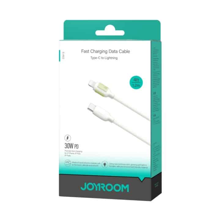 JOYROOM S-A53 Fluorescent Series 30W Typ-C auf 8-Pin Schnellladedatenkabel – Bild 7