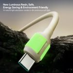 JOYROOM S-A53 Fluorescent Series 3A USB-auf-Typ-C-Schnellladedatenkabel – Bild 2