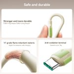 JOYROOM S-A53 Fluorescent Series 3A USB-auf-Typ-C-Schnellladedatenkabel – Bild 6