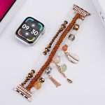 Uhrenarmband mit Muschelperlen und Kette, For Apple Watch 46mm / 49mm / 45mm / 44mm, For Apple Watch 42mm / 41mm / 40mm / 38mm – Bild 4
