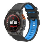 Zweifarbiges Silikon-Uhrenarmband mit Schnellverschluss und Werkzeug, For Garmin 26mm, For Garmin 22mm