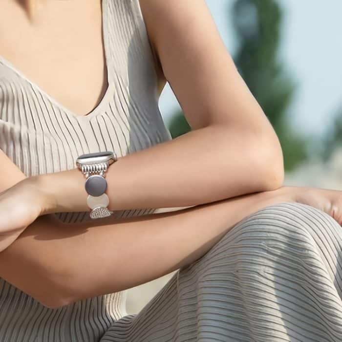 Uhrenarmband aus Legierung und Metall, For Apple Watch 46mm / 49mm / 45mm / 44mm, For Apple Watch 42mm / 41mm / 40mm / 38mm – Bild 7