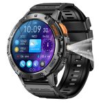 LEMFO K65 1,43 Zoll Bluetooth-Anruf-Smartwatch, unterstützt Herzfrequenz/Blutsauerstoff