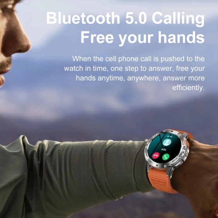 LEMFO K65 1,43 Zoll Bluetooth-Anruf-Smartwatch, unterstützt Herzfrequenz/Blutsauerstoff – Bild 13