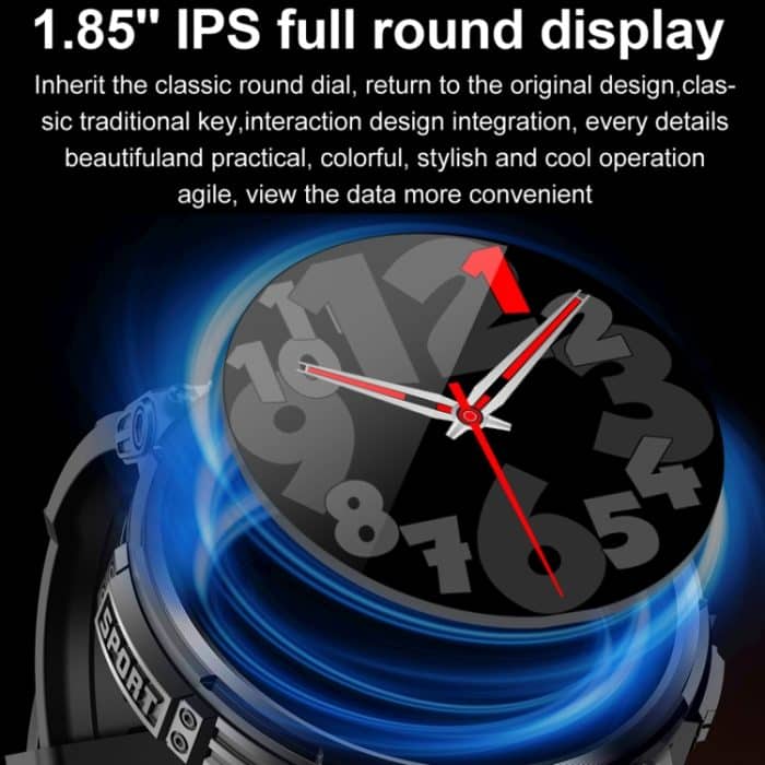 LEMFO K66 1,85 Zoll Bluetooth-Anruf-Smartwatch, unterstützt Herzfrequenz/Blutsauerstoff – Bild 2