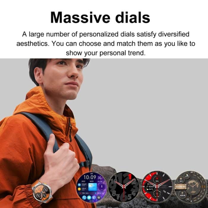 LEMFO K66 1,85 Zoll Bluetooth-Anruf-Smartwatch, unterstützt Herzfrequenz/Blutsauerstoff – Bild 13