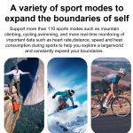 LEMFO K66 1,85 Zoll Bluetooth-Anruf-Smartwatch, unterstützt Herzfrequenz/Blutsauerstoff – Bild 7