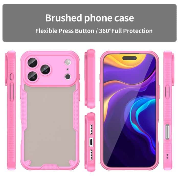Armor Glaze PC Hybrid TPU-Telefonhülle, For iPhone 17, For iPhone 17 Air, iPhone 16e, For iPhone 16 Pro Max – Bild 2