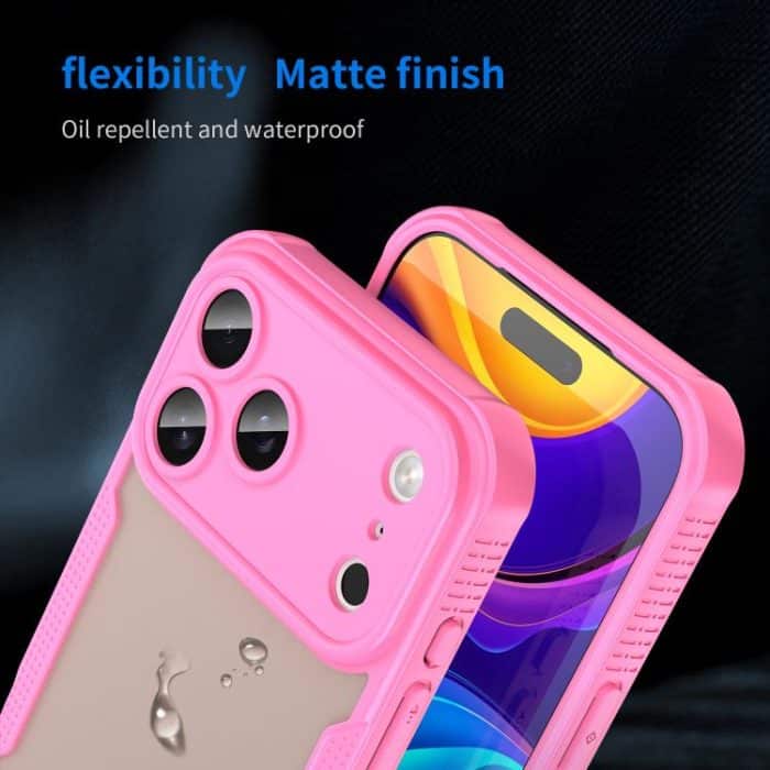 Armor Glaze PC Hybrid TPU-Telefonhülle, For iPhone 17, For iPhone 17 Air, iPhone 16e, For iPhone 16 Pro Max – Bild 8