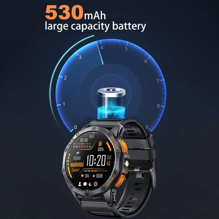 LEMFO K67 1,43 Zoll AMOLED-Bildschirm GPS-Sport-Smartwatch, unterstützt Bluetooth-Anrufe/Gesundheitsüberwachung – Bild 6