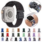 Geflochtenes Uhrenarmband mit Druckknopf, For Apple Watch 46mm / 49mm / 45mm / 44mm – Bild 2