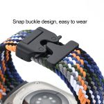 Geflochtenes Uhrenarmband mit Druckknopf, For Apple Watch 46mm / 49mm / 45mm / 44mm – Bild 3
