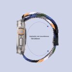 Geflochtenes Uhrenarmband mit Druckknopf, For Apple Watch 46mm / 49mm / 45mm / 44mm – Bild 4