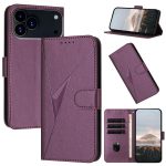 Handyhülle aus Leder mit Dreiecksmuster und Schnallenverschluss, For iPhone 17 Pro Max, For iPhone 17 Pro, For iPhone 17
